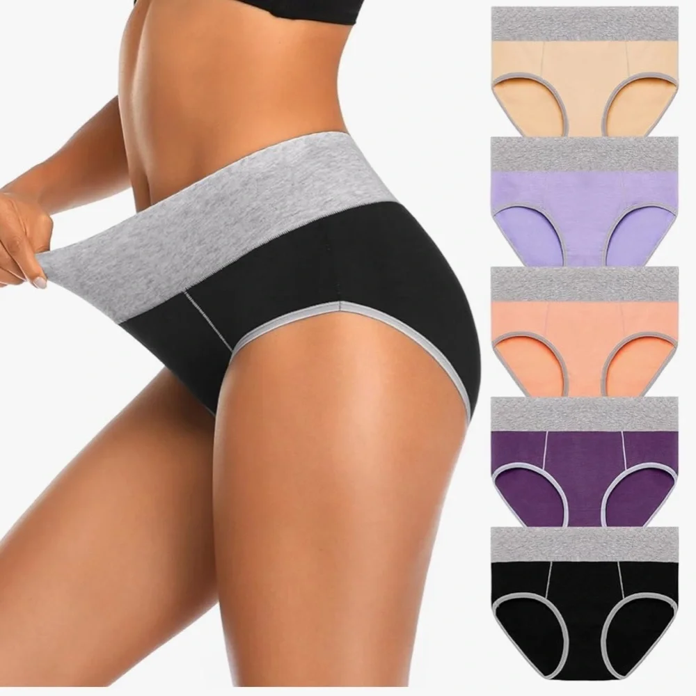 New 6 pack SheSsexy Womens Underwear, Cotton Ladies Underwear Hipster Briefs - Picture 1 of 12